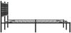 vidaXL Bettgestell mit Kopfteil Metall Schwarz 120x190 cm 376321 Bild 5
