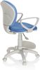 hjh OFFICE Kinderdrehstuhl KID COLOUR G1 Stoff Blau/Grau Bild 5