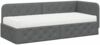 vidaXL Eckbettgestell Dunkelgrau 80 x 200 cm Stoff 3394030 Bild 2