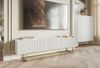 Selsey TV-Schrank VELDIO TV-Schrank mit gefrästen, grifflosen Fronten, goldenen Beinen, 175 cm Bild 2