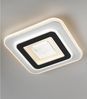casa NOVA LED Deckenleuchte JOYCE, Schwarz, Weiß, Acryl, Metall, LED fest integriert, Extra-Warmweiß, B 35 x H 4,5 x T 33 cm Bild 3