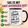Momentals Tasse Abschied Kollege – Vielen Dank für die tolle Zeit zusammen – Geschenk, Gratis Versand · Links-&Rechtshänder · Spülmaschinenfest Bild 2