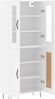 vidaXL Highboard Weiß 69,5x34x180 cm Holzwerkstoff 3198369 Bild 4