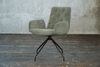KAWOLA Stuhl NEW CHARME Drehstuhl Esszimmersessel Cord olivgrün 87 x 66 x 59 cm Bild 2
