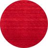 Gabbeh Teppich - Softy - Uni 200 x 200 cm - rot - rund Bild 3