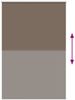 vidaXL Verdunkelungsrollo Kaffeebraun 160x230cm Stoffbreite 156,6cm 4011088 Bild 5