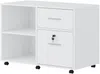 Vente-unique - NILIKO Desk accessory and organiser Holz, Platte Weiß - B 39,5 cm x H 66 cm x L 80 cm Bild 2