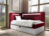 Boxspringbett 'Gladino Junior 3' rot 100x200 cm Links Bild 2
