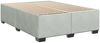 vidaXL Boxspringbett mit Matratze Hellgrau 140x190 cm Samt 3285281 Bild 5