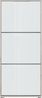 FORTE Sienna Schuhschrank, Holzwerkstoff, Beige/Braun/Weiß, 55,2 x 129,7 x 27,9 cm Bild 2