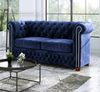 S-Style Möbel Polstergarnitur Chesterfield Leeds 3+2+1, (1x 3-Sitzer-Sofa, 1x 2-Sitzer-Sofa, 1x Sessel), mit Wellenfederung Bild 4