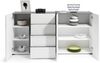 Sideboard >Atrium< in weiß, Holzwerkstoff - 180x92x40cm (BxHxT) Bild 4