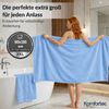 Komfortec Saunatuch 100x200 cm Badetuch aus 100% Baumwolle, Frottee (1-St), extra Große, Schnelltrocknend Bild 2