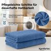 Komfortec Saunatuch 100x200 cm Badetuch aus 100% Baumwolle, Frottee (1-St), extra Große, Schnelltrocknend Bild 3