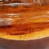 Couchtisch, Sofatisch Schalenform mit Stahlboden Altholz Massiv Bild 5