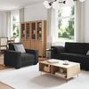 vidaXL 3-tlg. Sofagarnitur mit Kissen Schwarz Samt 3324672 Bild 3
