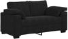 vidaXL 3-tlg. Sofagarnitur mit Kissen Schwarz Samt 3324672 Bild 5