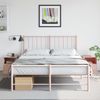 vidaXL Nachttische 2 Stk. Rosa 34,5x39x44 cm Stahl 841754 Bild 2