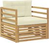 vidaXL Outdoor-Sofa Weiß und Creme 3439117 Bild 2