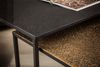 KAWOLA Couchtisch ABUNA Set 2-tlg. Metall schwarz / bronze 40 x 60 x 90 cm Bild 2