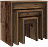 vidaXL Couchtisch 3 pcs Altholz Holzwerkstoff 883534 Bild 5