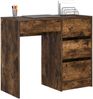 vidaXL Schreibtisch Geräucherte Eiche 90 x 37,5 x 75 cm Holzwerkstoff 869494 Bild 3