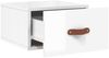 vidaXL Wand-Nachttische 2 Stk. Hochglanz-Weiß 35x35x20 cm 829777 Bild 5