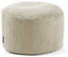 mokebo Pouf Der faule Lenz (aus Cordstoff), Sitzhocker XL, Bodenkissen, Fußhocker, Hocker, Sitzkissen in Beige Bild 4
