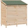 vidaXL Garten Shed Natur 106 x 56 x 113,5 cm Massivholz aus Fichte 42033456 Bild 2