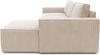 DOMO. collection Ecksofa 800 021, Couch in L-Form mit Cordstoff, Modulsofa mit Taschenfederkern, Sofa, Polsterecke, Eckcouch 273 x 172 x 85 cm (BxTxH), creme Bild 5