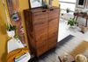 Highboard Sheesham 90x40x145 walnuss gewachst MALMÖ 2 #108 Bild 2