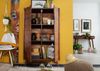 Highboard Sheesham 90x40x145 walnuss gewachst MALMÖ 2 #108 Bild 4