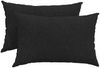 vidaXL Sofakissen 2 pcs Schwarz 60 x 40 cm Stoff 42013655 Bild 2