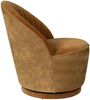 Drehbarer Lounge Sessel MADISON Samtstoff WHISKEY von DutchBone Bild 3
