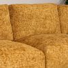 Bronx71 Ecksofa Denver Chenille ockergelb/cognac rechts Bild 4