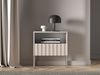 Selsey 'Derriva' Nachttisch mit geriffelter Schublade, hellbeige, ca. 53 x 50 x 35 cm Bild 2