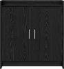 vidaXL Sideboard Schwarze Eiche 72 x 36 x 80 cm Holzwerkstoff 8011092 Bild 4