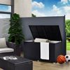 Juskys Polyrattan Auflagenbox Ikaria 950 L Schwarz Bild 2