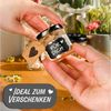 Praknu Einmachglas 24 Mini Gläser mit Deckel 50 ml - Mit Etiketten und Stift, Glas, (Set, 24-tlg), Mit Etiketten & Stift - Luftdicht - Spülmaschinenfest Bild 4