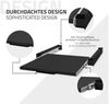 ML-DESIGN Waschmaschinenuntergestell Waschmaschinenzubehör Untergestell Unterbausockel Podest für Trockner, Waschmaschinen Zwischenbausatz mit Ablage 60x60x7,5cm Stahl schwarz Bild 3