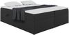 MEBLINI Boxspringbett LIONEL 180x220 cm mit Bettkasten - H3/Schwarz Webstoff Polsterbett - Doppelbett mit Topper & Bonellfederkern-Matratze Bild 2