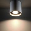 Aufbaulampe, Deckenleuchte, Aluminium grau, 10 cm Bild 3