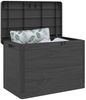 vidaXL Outdoor-Kissenbox Anthrazit 77,5x44,5x53 cm Polypropylen 366602 Bild 4