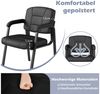 KOMFOTTEU Besucherstuhl (2er Set), Konferenzstühle mit Rutschfesten, Armlehne & Lehne Bild 3
