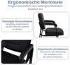 KOMFOTTEU Besucherstuhl (2er Set), Konferenzstühle mit Rutschfesten, Armlehne & Lehne Bild 4