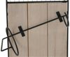 Koopman Flaschenregal Weinregal Weinschrank Metallregal 83 cm zum Aufhängen, 1-tlg, Weinregal, Metall und Holz, Schwarz, für 3 Flaschen Bild 2