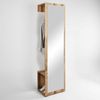 OTTO home Garderobenschrank Paris moderne Garderobenschrank 190cm, mit Kleiderstange und Frontspiegel Bild 3