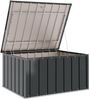 vidaXL Gartenlagerbox Schwarz 101 x 82 x 50 cm Stahl 42011278 Bild 5