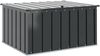 vidaXL Gartenlagerbox Schwarz 101 x 82 x 50 cm Stahl 42011278 Bild 2