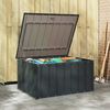 vidaXL Gartenlagerbox Schwarz 101 x 82 x 50 cm Stahl 42011278 Bild 4
